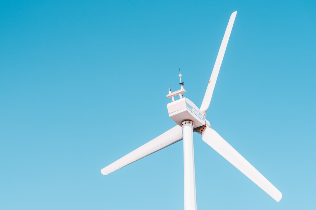 Windmill at the seashore.